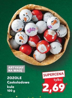 Czekoladowe kule ZOZOLE 100g promocja w Kaufland
