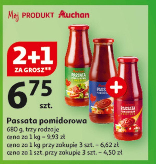 Passata rustica Auchan promocja w Auchan