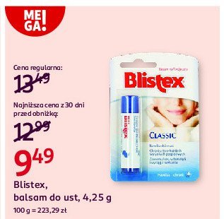 Balsam do ust classic Blistex promocja