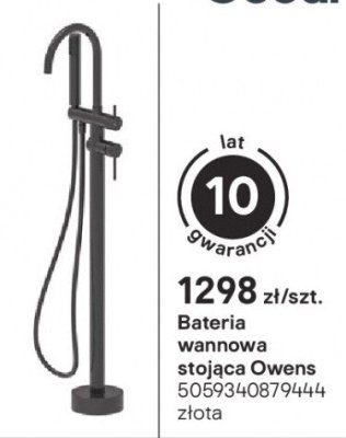Bateria wannowa stojąca Owens promocja w Castorama