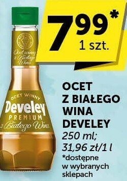 Ocet z białego wina Develey promocja w ABC