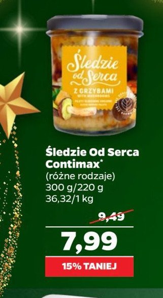 Filety śledziowe z grzybami Śledzie od serca promocja w Netto