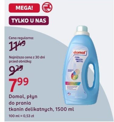 Płyn do prania tkanin delikatnych, 1500 ml promocja w Rossmann