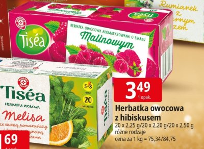 Herbatka melisa promocja w Leclerc