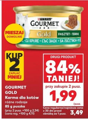 Karma dla kotów, różne rodzaje 85g promocja w Kaufland