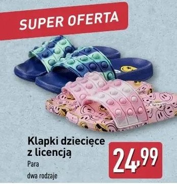 Klapki dziecięce promocja w Aldi