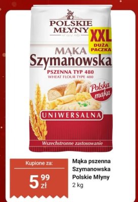 Mąka pszenna Szymanowska 2 kg promocja w Dino