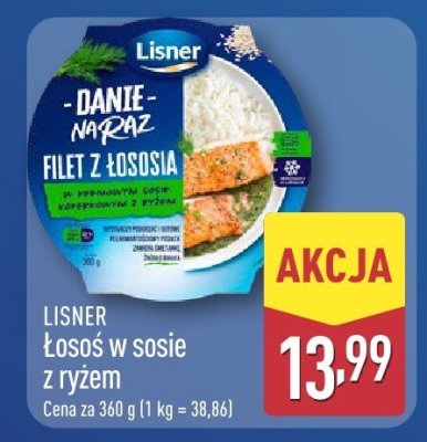 Łosoś w sosie z ryżem promocja w Aldi
