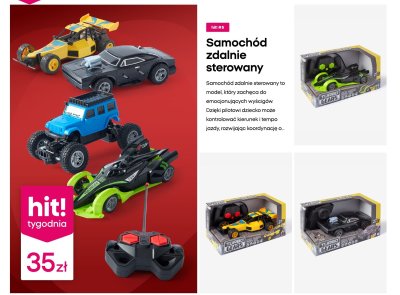 Samochód zdalnie sterowany promocja w Pepco