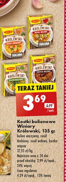 Rosół królewski warzywny Winiary promocja w Biedronka