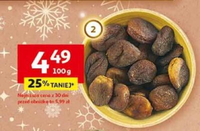 Morele naturalne ciemne promocja w Auchan