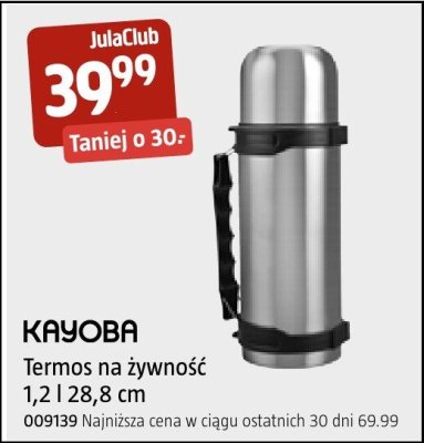Termos na żywność KAYOBA 1,2 l 28,8 cm promocja w Jula