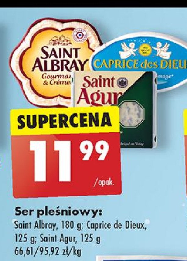 Ser saint agur Candia promocja