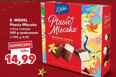 Ptasie Mleczko różne rodzaje  promocja w Kaufland