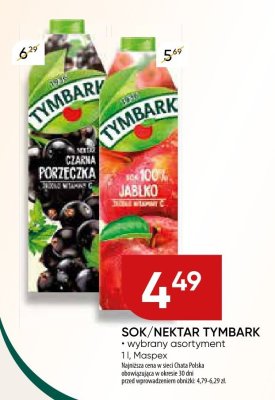 Sok/nektar TYMBARK wybrany asortyment promocja w Chata Polska