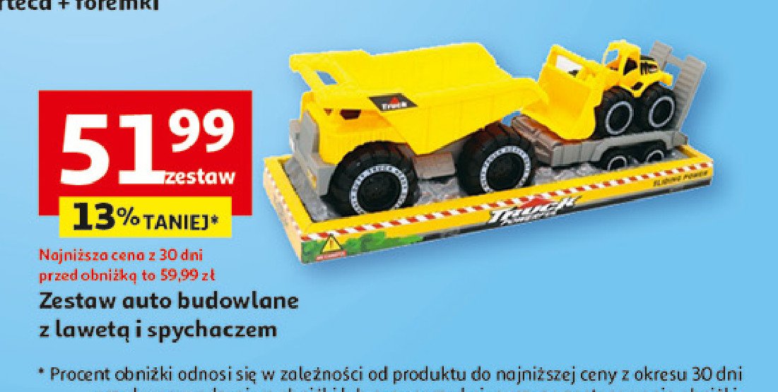 Auto z lawetą promocja w Auchan