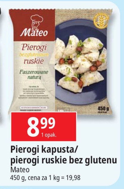 Pierogi z kapust膮 Mateo d臋bica promocja