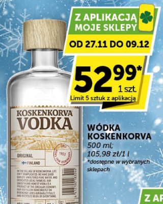 Wódka Koskenkorva promocja w Groszek