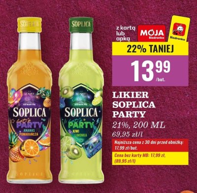 Likier Soplica Party kiwi limonka promocja