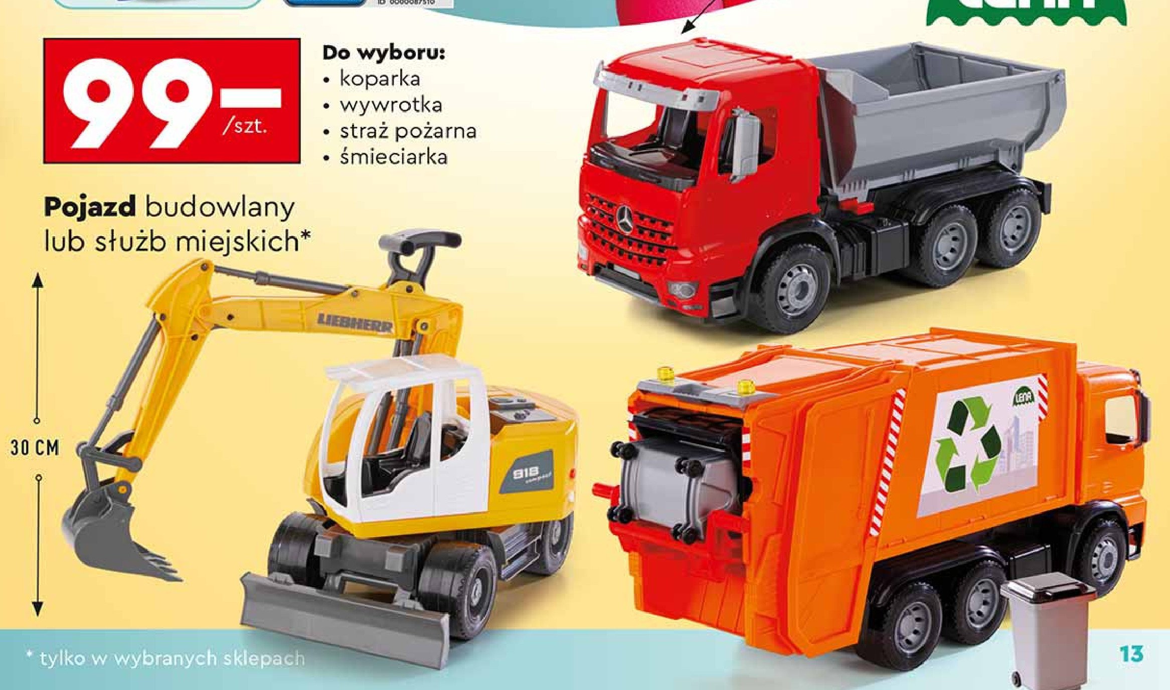 Wywrotka Lena promocja w Biedronka