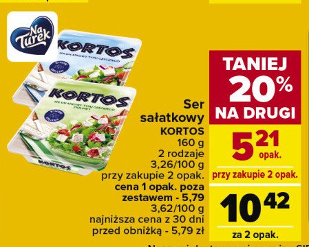 Ser sałatkowy kortos ziołowy Turek naturek Turek 123 promocja