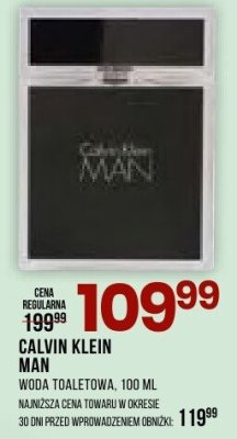 Perfumy Calvin Klein Man woda toaletowa promocja w Drogerie Natura