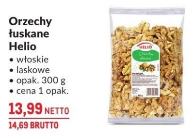 Orzechy łuskane Helio włoskie łuskane promocja w Makro
