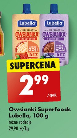 Owsianka antyoksydacja Lubella owsianka promocja