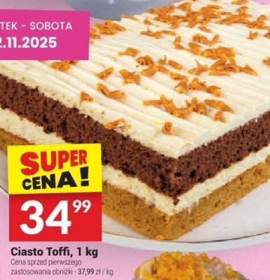 Ciasto Toffi, 1 kg promocja w Twój Market