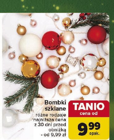 Bombka szklana promocja