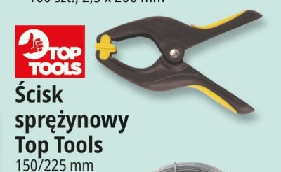 Ścisk sprężynowy Top Tools 150/225 mm promocja w Leclerc