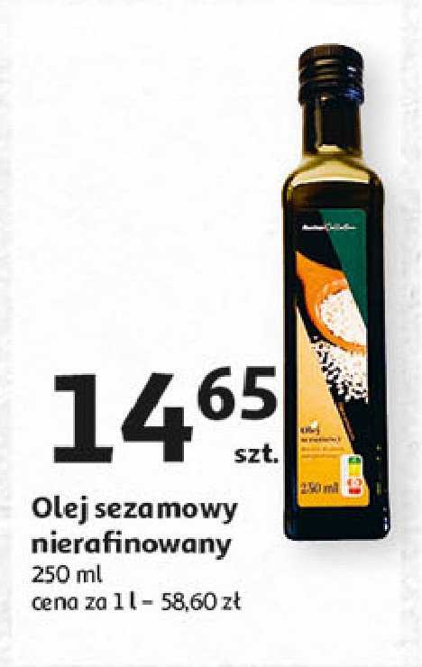 Olej sezamowy Auchan promocja w Auchan