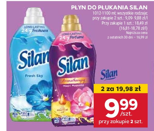 Płyn do płukania magic magnolia Silan aromatherapy promocja