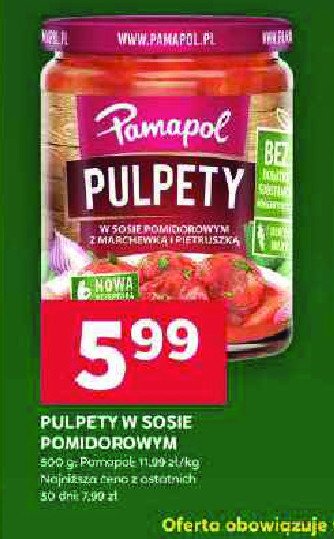 Pulpety w sosie pomidorowym Pamapol promocja