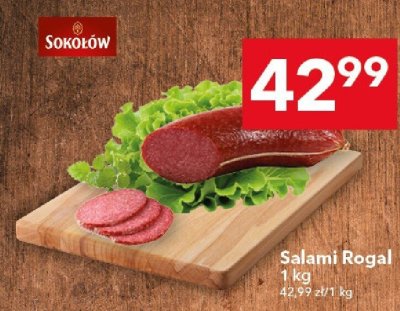 Salami Rogal 1 kg promocja w LEWIATAN