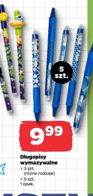 Długopisy wymazywalne 3 lub 5 szt., różne rodzaje Netto promocja w Netto