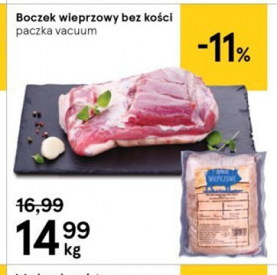 Boczek wieprzowy łuskany parzony promocja