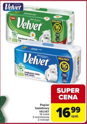 Papier toaletowy Rumianek i aloes 16 rolek promocja w Carrefour Market