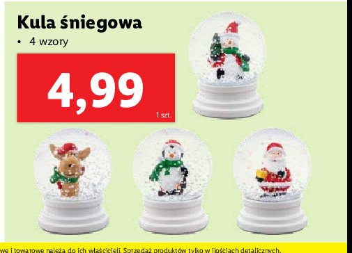 Kula śniegowa promocja w Woolworth