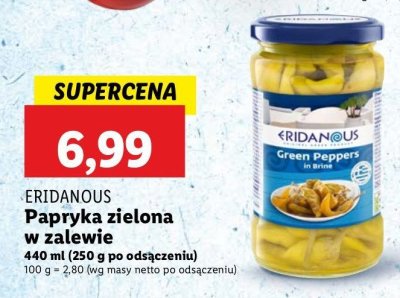 Papryka zielona w zalewie Eridanous promocja