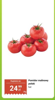 Pomidor malinowy polski luz promocja w Biedronka