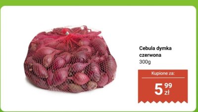 Cebula dymka czerwona 300 g promocja w Dino