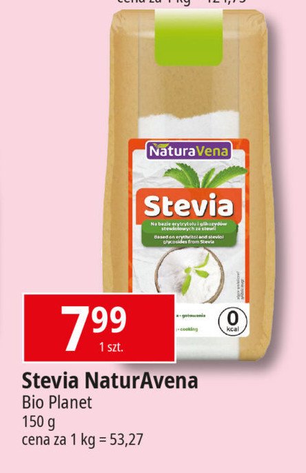 Stewia Naturavena promocja w Leclerc