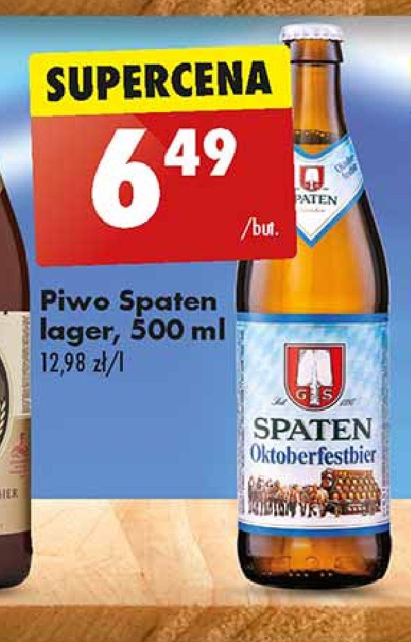 Piwo SPATEN OKTOBERFESTBIER promocja