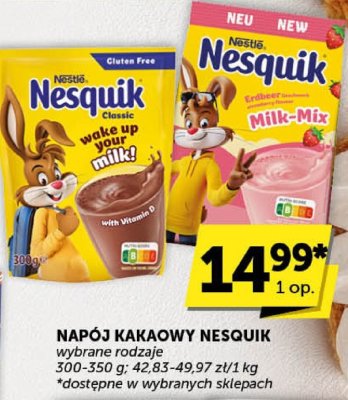 Napój kakaowy Nesquik promocja w Euro Sklep