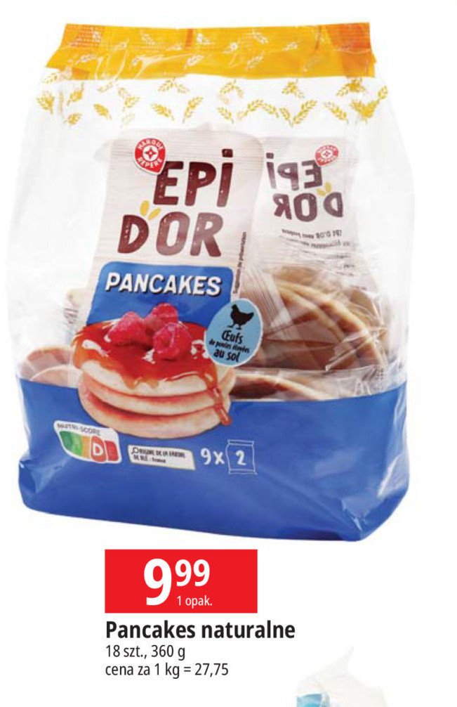 Pancakes naturalne Wiodąca marka epi d'or promocja