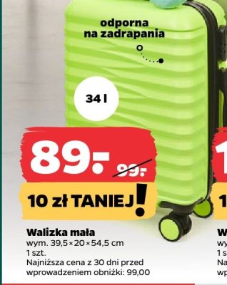 Walizka mała promocja w Netto