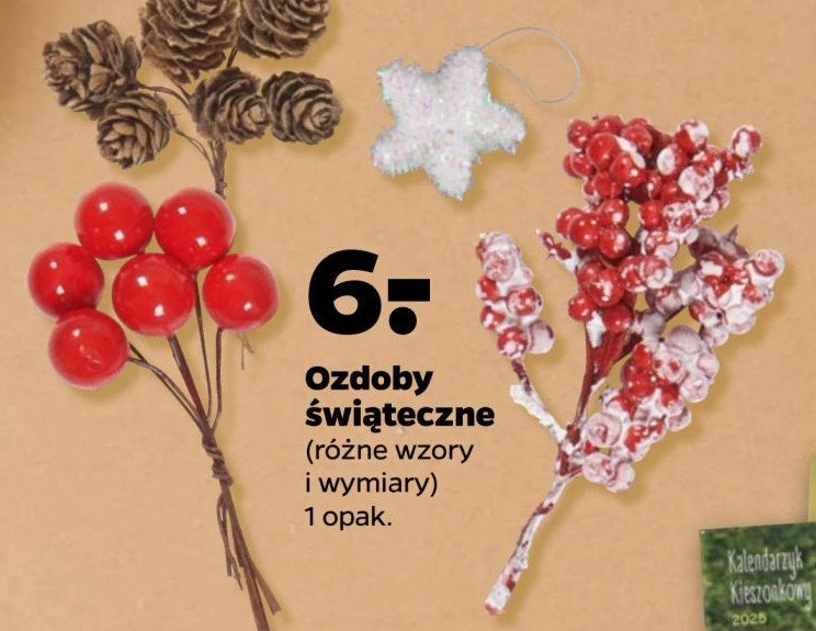 Ozdoby świąteczne promocja w Netto