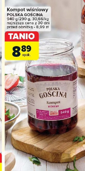 Kompot wiśniowy Polska gościna promocja