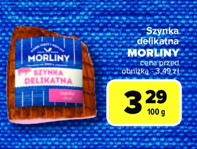 Szynka delikatna Morliny promocja w Carrefour